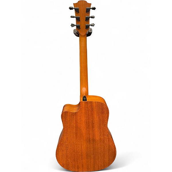 Used Lag Guitars Tramontane thv10dce Natural Acoustic Guitar