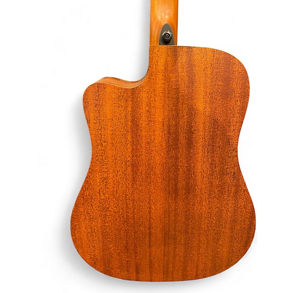 Used Lag Guitars Tramontane thv10dce Natural Acoustic Guitar