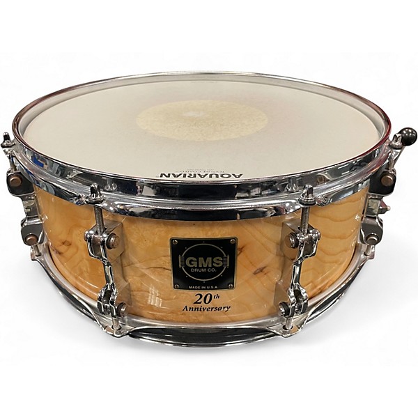 Used 2008 GMS 5.5X14 ASH Natural Drum