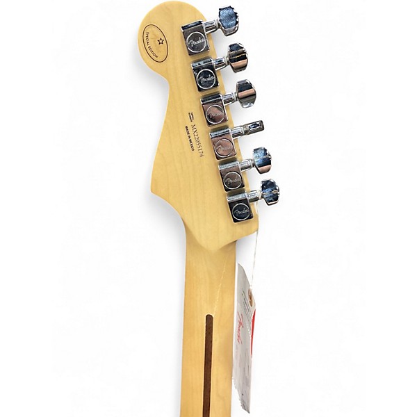 Used 2022 Fender Limited Edition Player Stratocaster HSS Ebony Fingerboard Black Solid Body Electric Guitar