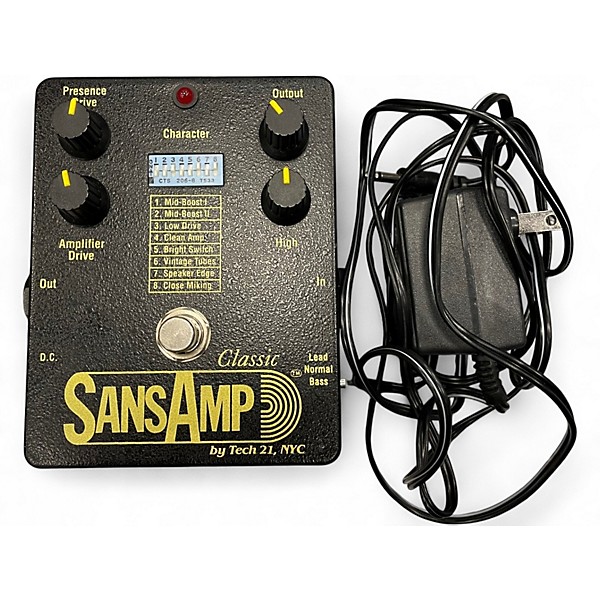 Used Tech 21 SANSAMP Classic Effect Pedal