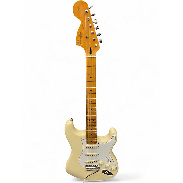 Used Fender Jimi Hendrix Stratocaster Olympic White Solid Body Electric Guitar