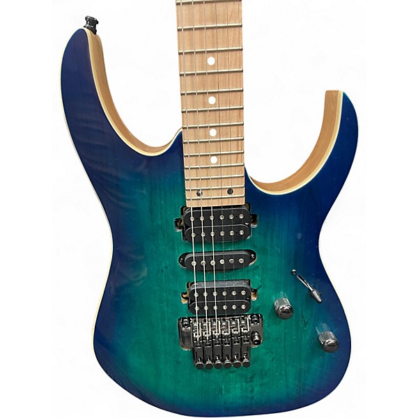 Used Ibanez RG470AHM Blue Moon Burst Solid Body Electric Guitar
