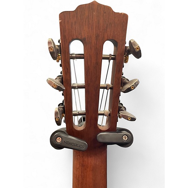 Used Luna Art Vintage Nylon Distressed Vintage Brownburst Classical Acoustic Electric Guitar