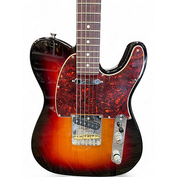 Used Fender American Professional II Telecaster 3 Color Sunburst Solid Body Electric Guitar