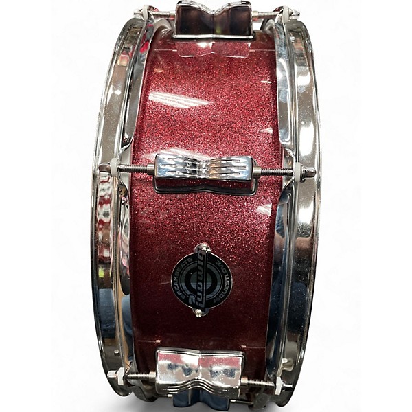Used Ludwig 14X5 Breakbeats By Questlove Snare red sparkle Drum