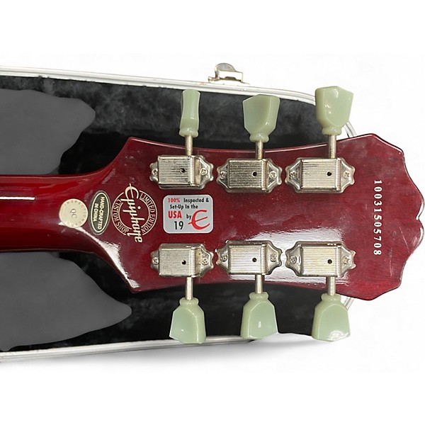 Used Epiphone Les Paul Studio Red Solid Body Electric Guitar