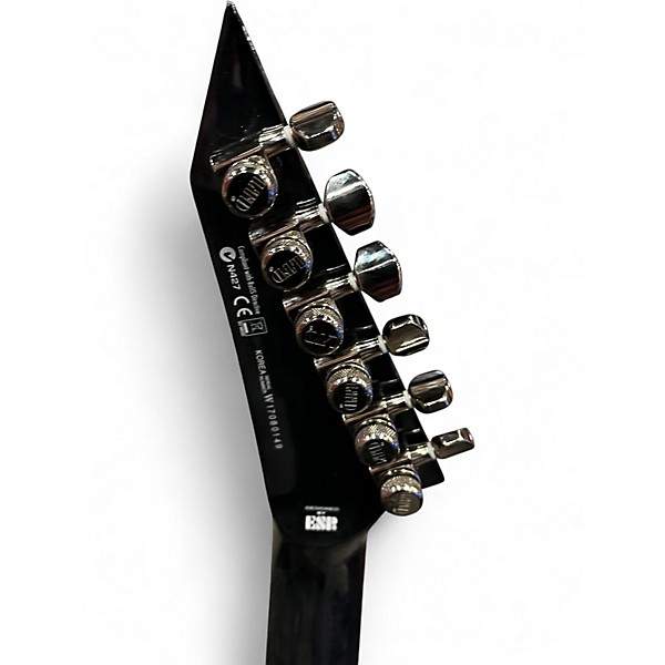 Used ESP LTD MH-1001 Deluxe Black Solid Body Electric Guitar