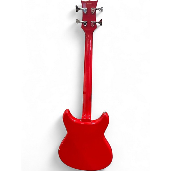 Used Eastwood K200 Red Electric Bass Guitar