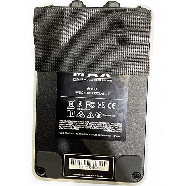 Used Universal Audio MAX PREAMP DUAL COMPRESSOR Effect Pedal