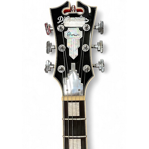 Used D'Angelico DAPDCFRCSCB Candy Tangerine Hollow Body Electric Guitar