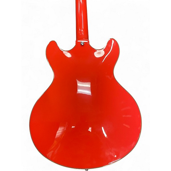 Used D'Angelico DAPDCFRCSCB Candy Tangerine Hollow Body Electric Guitar