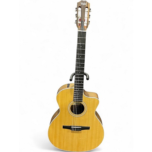 Used Taylor 214CEN Natural Classical Acoustic Electric Guitar