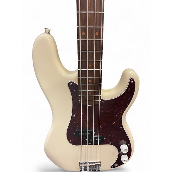 Used Fender VINTAGE CLASSIC PRECISION OLYMPIC WHITE Electric Bass Guitar