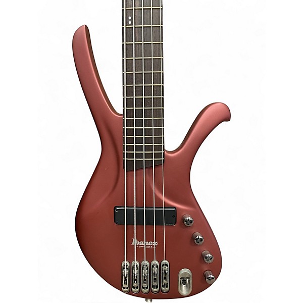 Used Ibanez EDA900 FLAT RED Electric Bass Guitar