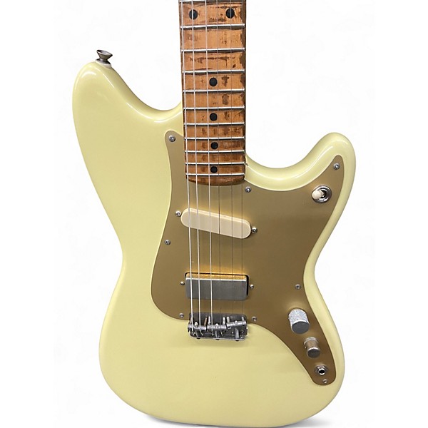 Vintage 1950s Fender 1950s Musicmaster Yellow Solid Body Electric Guitar