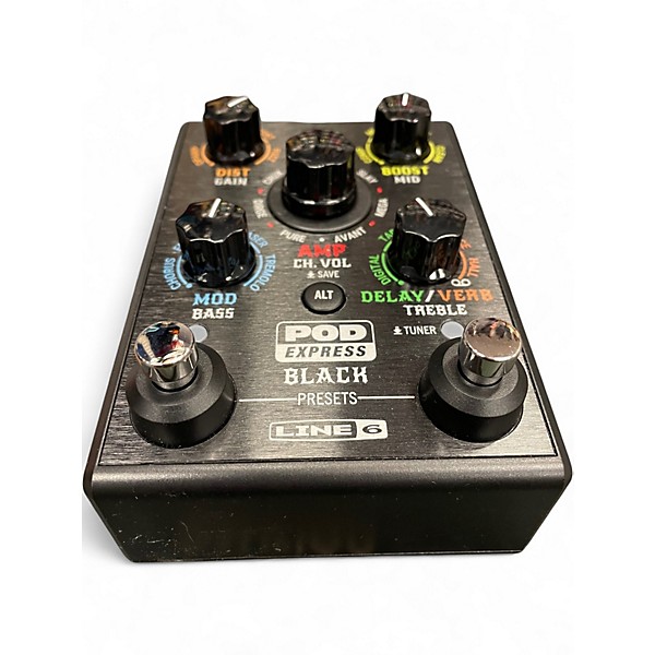 Used Line 6 Pod Express Black Amp Modeler Effect Processor