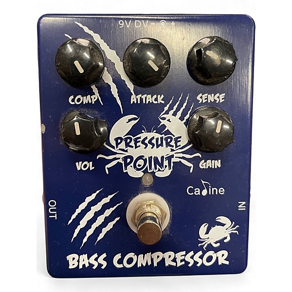 Used Caline Pressure Point Bass Compressor Effect Pedal