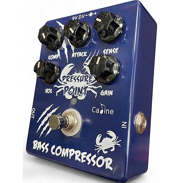 Used Caline Pressure Point Bass Compressor Effect Pedal