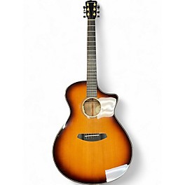 Used Breedlove Oregon Concert CE Whiskey Burst Acoustic Electric Guitar