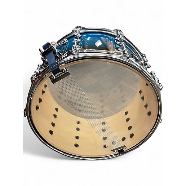 Used SPL 14X8 468 SERIES SNARE BLACK AND BLUE Drum