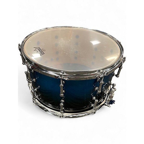 Used SPL 14X8 468 SERIES SNARE BLACK AND BLUE Drum