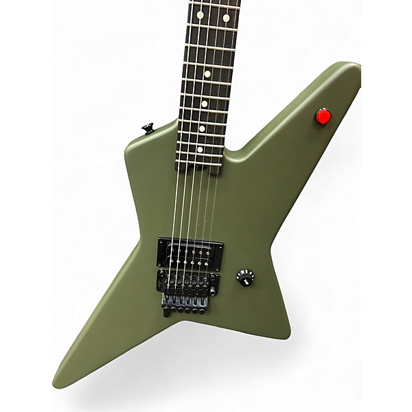 Used EVH Star Olive Drab Solid Body Electric Guitar