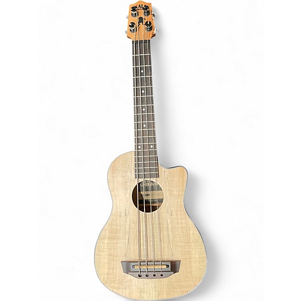 Used Kala SPALTED MAPLE U BASS Natural Ukulele