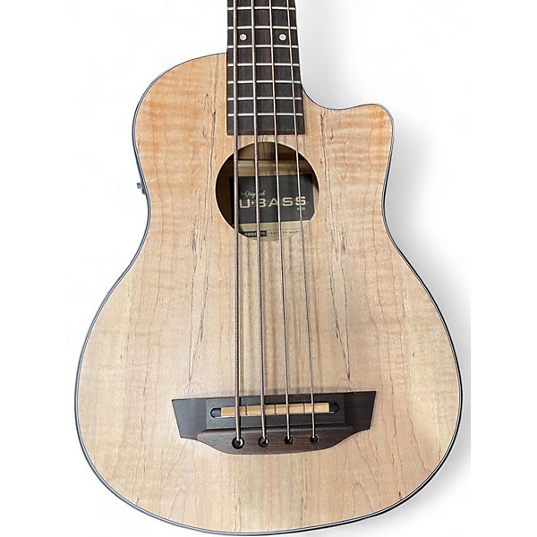 Used Kala SPALTED MAPLE U BASS Natural Ukulele