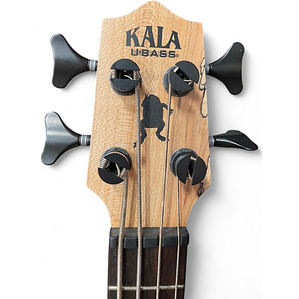 Used Kala SPALTED MAPLE U BASS Natural Ukulele