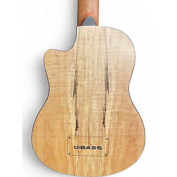 Used Kala SPALTED MAPLE U BASS Natural Ukulele