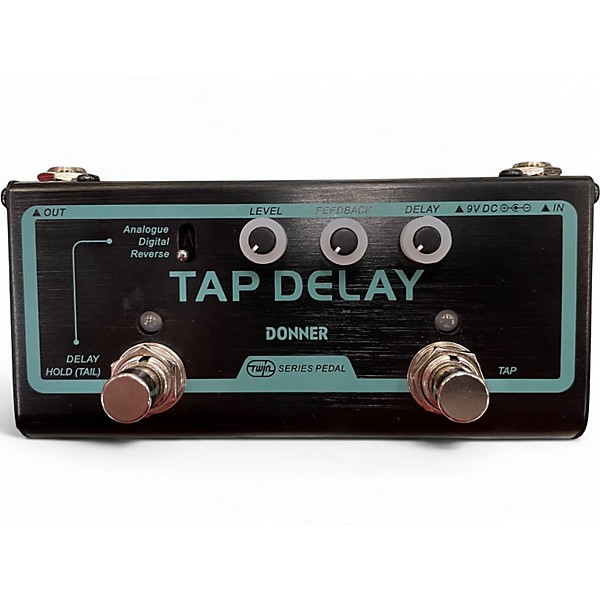 Used Donner TAP DELAY Effect Pedal