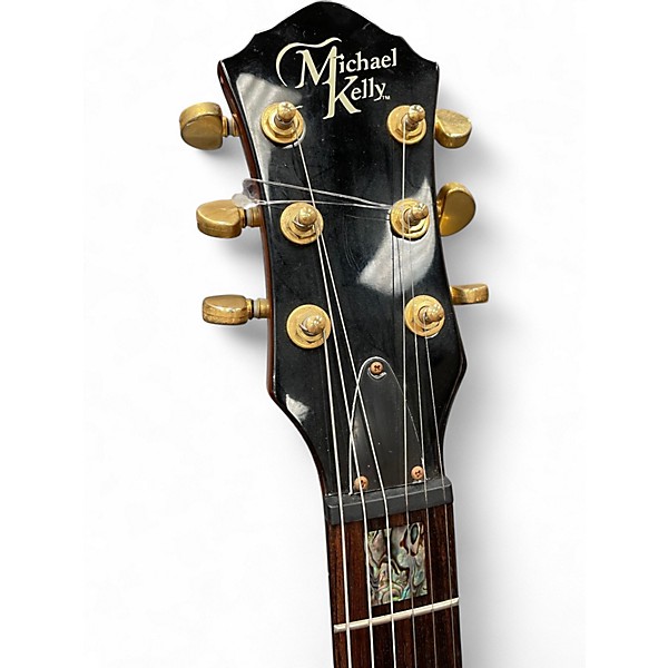 Used Michael Kelly Hourglass Quited Burst Solid Body Electric Guitar