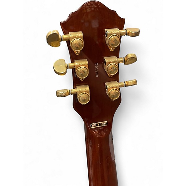 Used Michael Kelly Hourglass Quited Burst Solid Body Electric Guitar