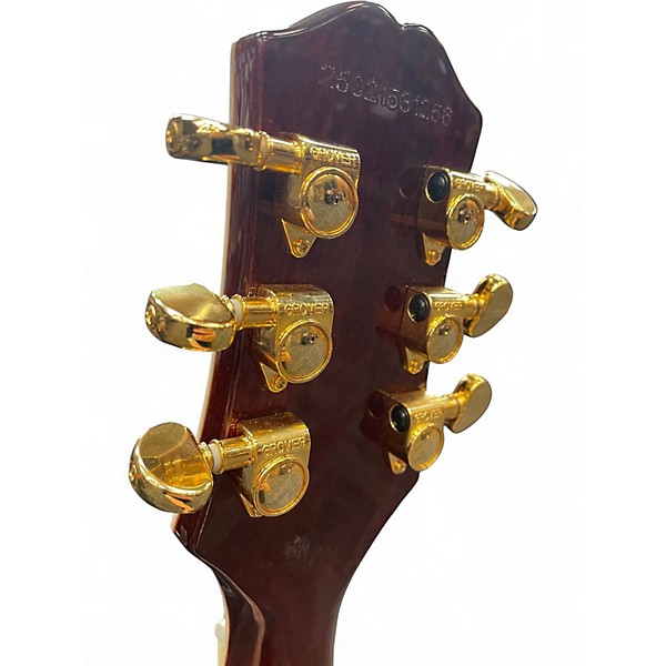 Used Epiphone LES PAUL CUSTOM FIGURED GUITAR CENTER EXCLUSIVE Iced Tea Burst Solid Body Electric Guitar