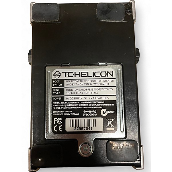 Used TC Helicon Talkbox Synth Pedal
