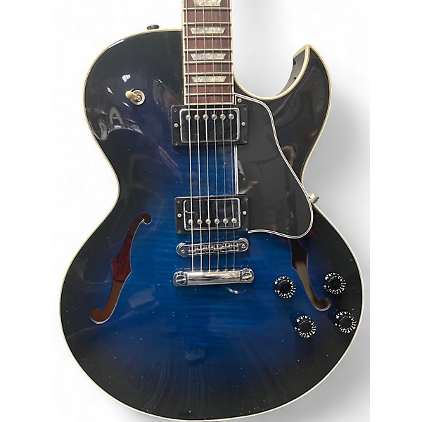 Used 2003 Gibson ES137 Blue Burst Hollow Body Electric Guitar