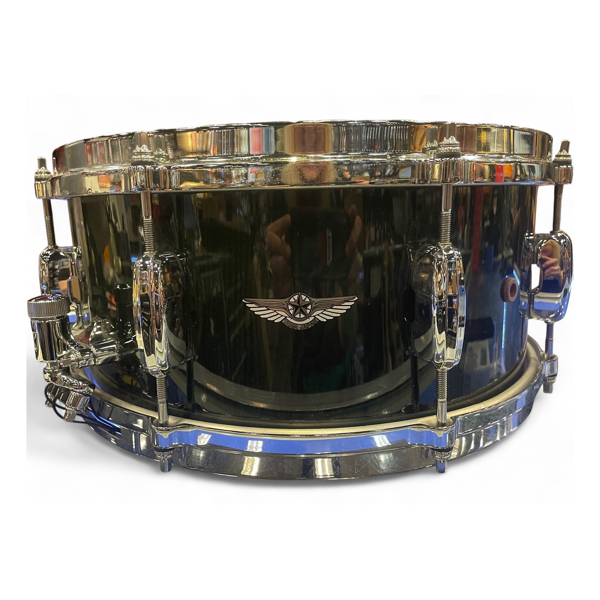 メザスタ ビブラーバ Used TAMA 6.5in STAR BUBINGA MALACHITE GREEN ZEBRAWOOD Drum