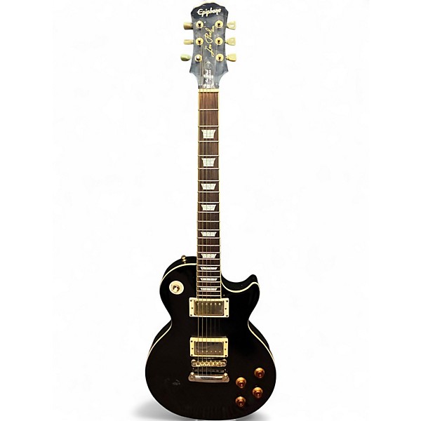 Used Epiphone Les Paul Standard Black Solid Body Electric Guitar