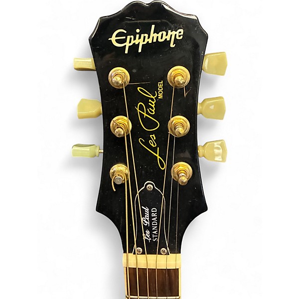 Used Epiphone Les Paul Standard Black Solid Body Electric Guitar
