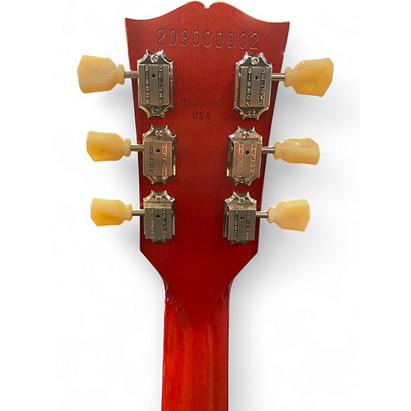 Used Gibson Les Paul Tribute Left Handed Cherry Sunburst Solid Body Electric Guitar