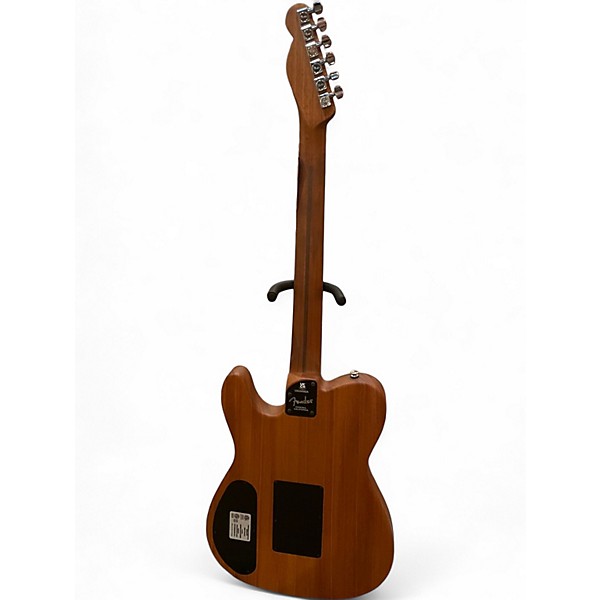 Used Fender American Acoustasonic Telecaster Black Acoustic Electric Guitar