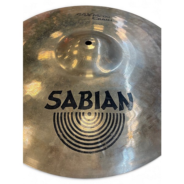 Used SABIAN 18in AAX Metal Crash Brilliant Cymbal