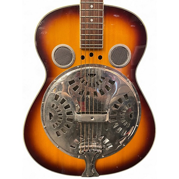 Used Regal Dobro 2 Color Sunburst Resonator Guitar 2 Color Sunburst Acoustic Guitar