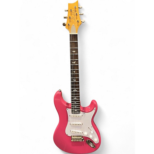 Used PRS SE Silver Sky Dragonfruit Solid Body Electric Guitar