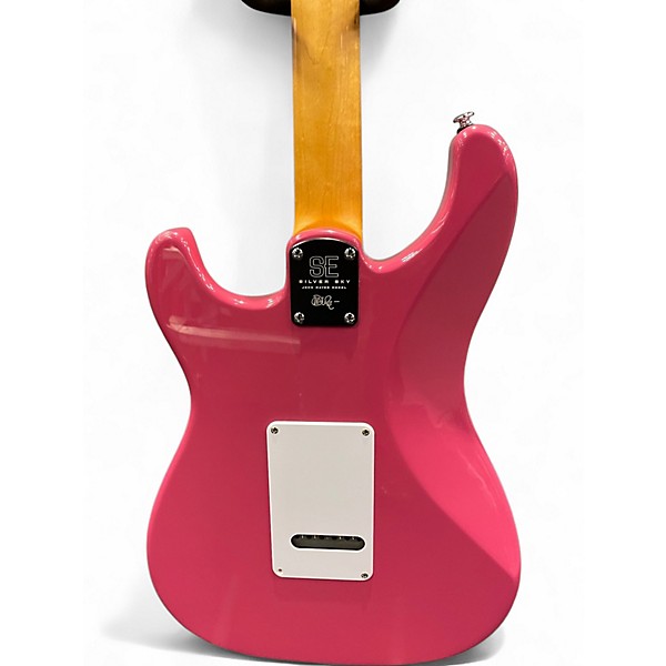 Used PRS SE Silver Sky Dragonfruit Solid Body Electric Guitar