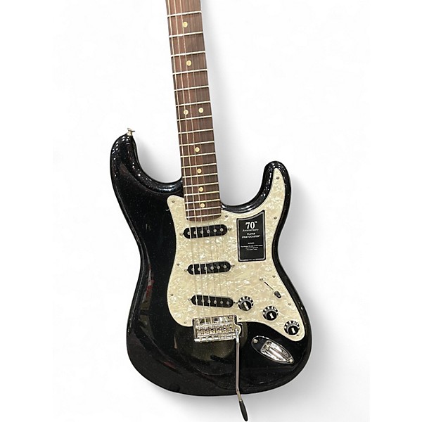 Used Fender 70th Anniversary Player Stratocaster galaxy sparkle Solid Body Electric Guitar