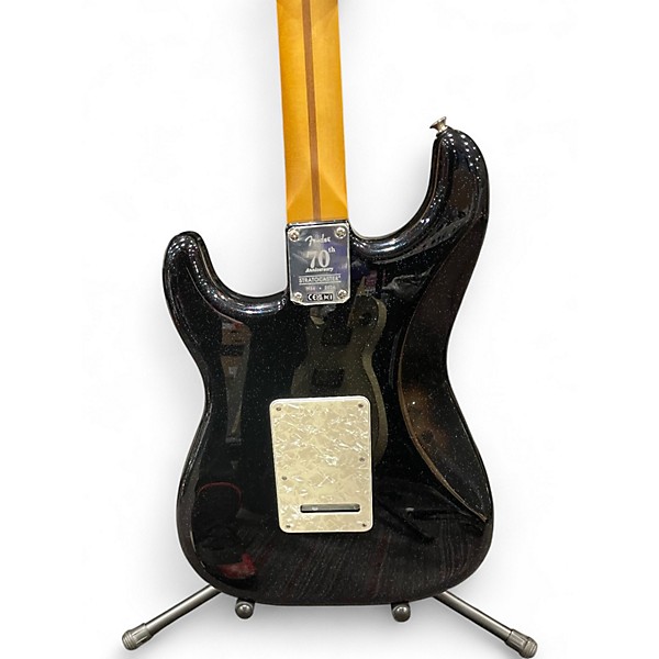 Used Fender 70th Anniversary Player Stratocaster galaxy sparkle Solid Body Electric Guitar