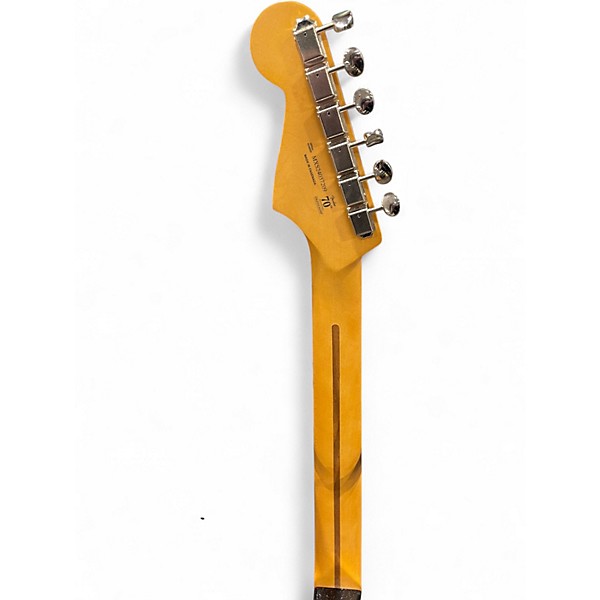 Used Fender 70th Anniversary Player Stratocaster galaxy sparkle Solid Body Electric Guitar