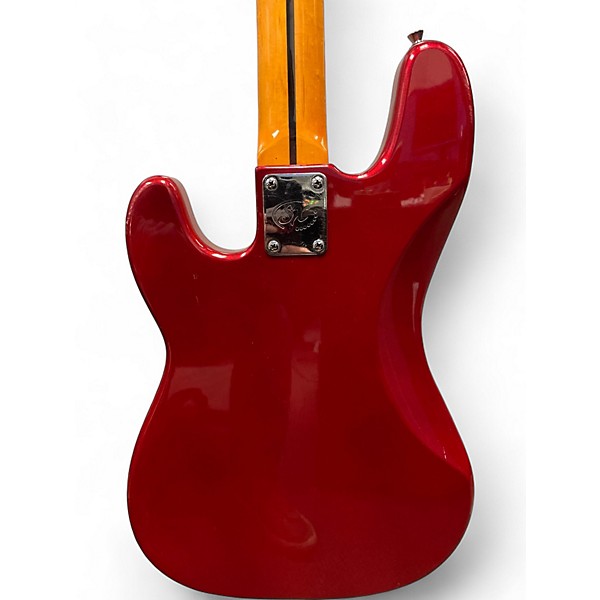 Used SX P BASS Red Electric Bass Guitar